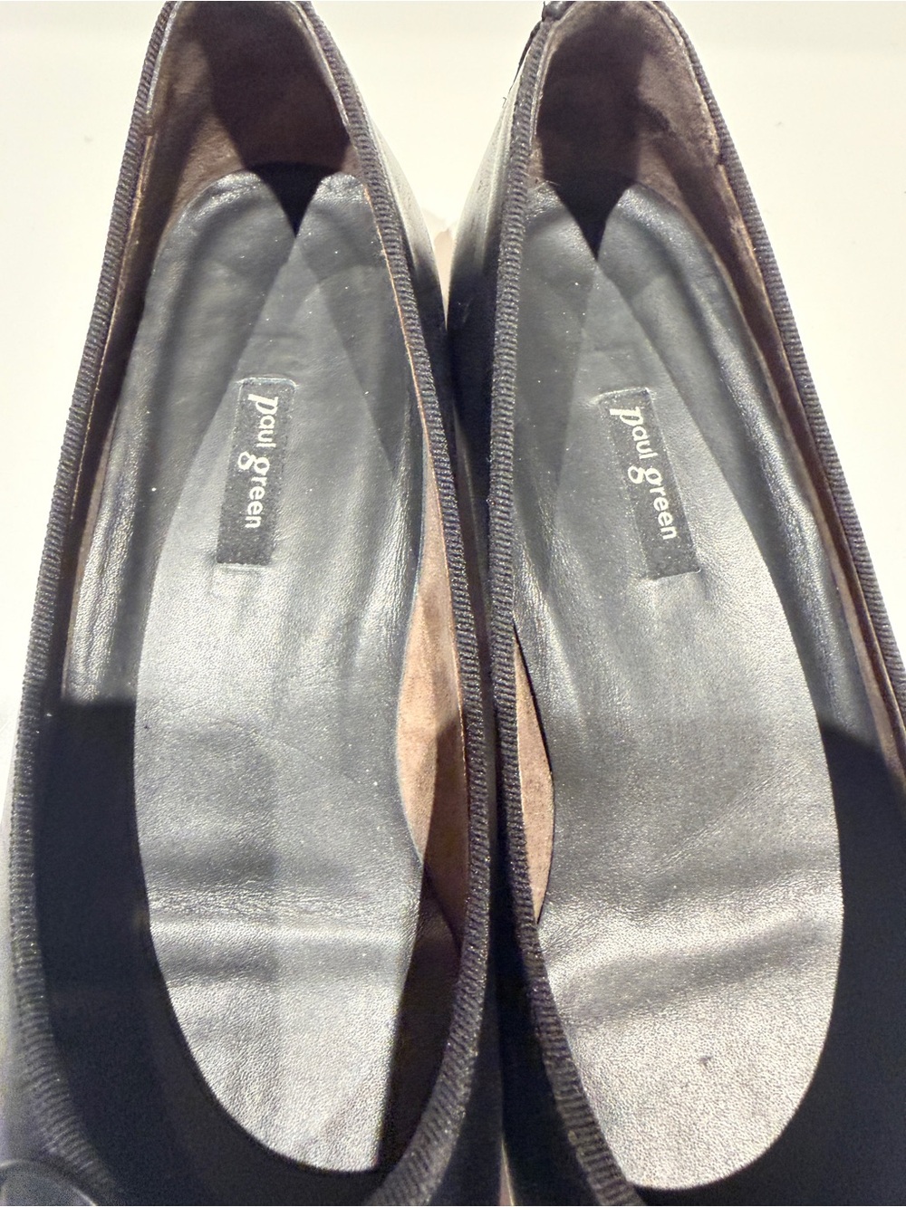 Paul Green Ursula Classic Black Ballet Flat - Comfortable Everyday Shoe - Picture 5 of 6